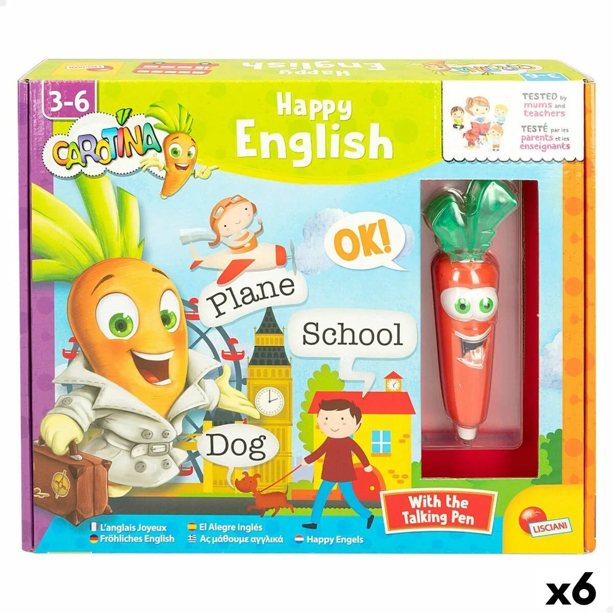 Jouet educatif lisciani giochi carotina baby happy english 4 5 x 14 5 x 3 cm electronique puzzle 6 unites s890316246. Diaytar défend une idée forte : le shopping en ligne doit être une aventure qui éveille la curiosité et comble les besoins