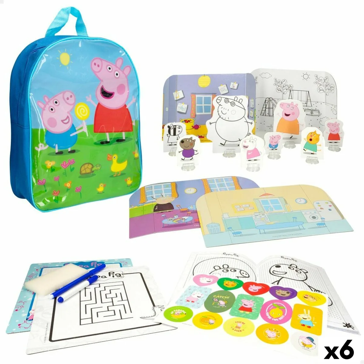 Jouet educatif peppa pig 23 x 31 x 9 cm 6 unites s890258221. Diaytar : Votre destination shopping en ligne pour découvrir les dernières tendances et produits généraux soigneusement sélectionnés
