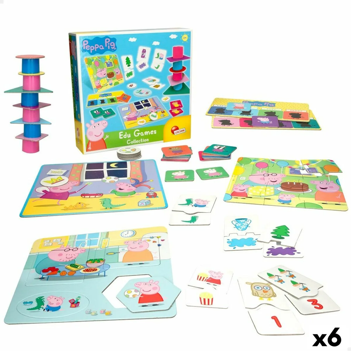 Jouet educatif peppa pig edu games collection 24 5 x 0 2 x 24 5 cm 6 unites 10 en 1 s890257985. Bienvenue dans l'ère du shopping conscient. Diaytar privilégie des produits avec une éthique et un impact positif.