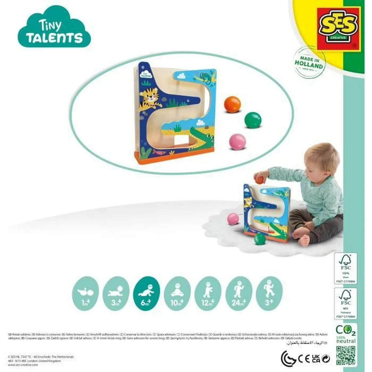 Jouet educatif ses creative wooden ball circuit s7100184070. L'excellence à portée de clic avec la boutique en ligne Diaytar.