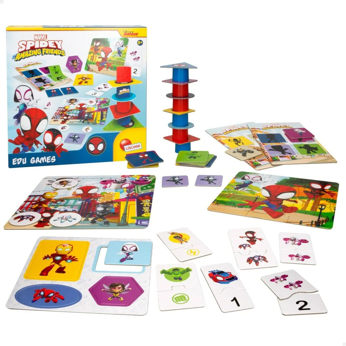 Jouet educatif spidey 24 5 x 0 2 x 24 5 cm 6 unites 10 en 1 s890258344. Notre équipe chez Diaytar est votre équipe de choc, dévouée à débusquer les produits qui méritent votre attention.