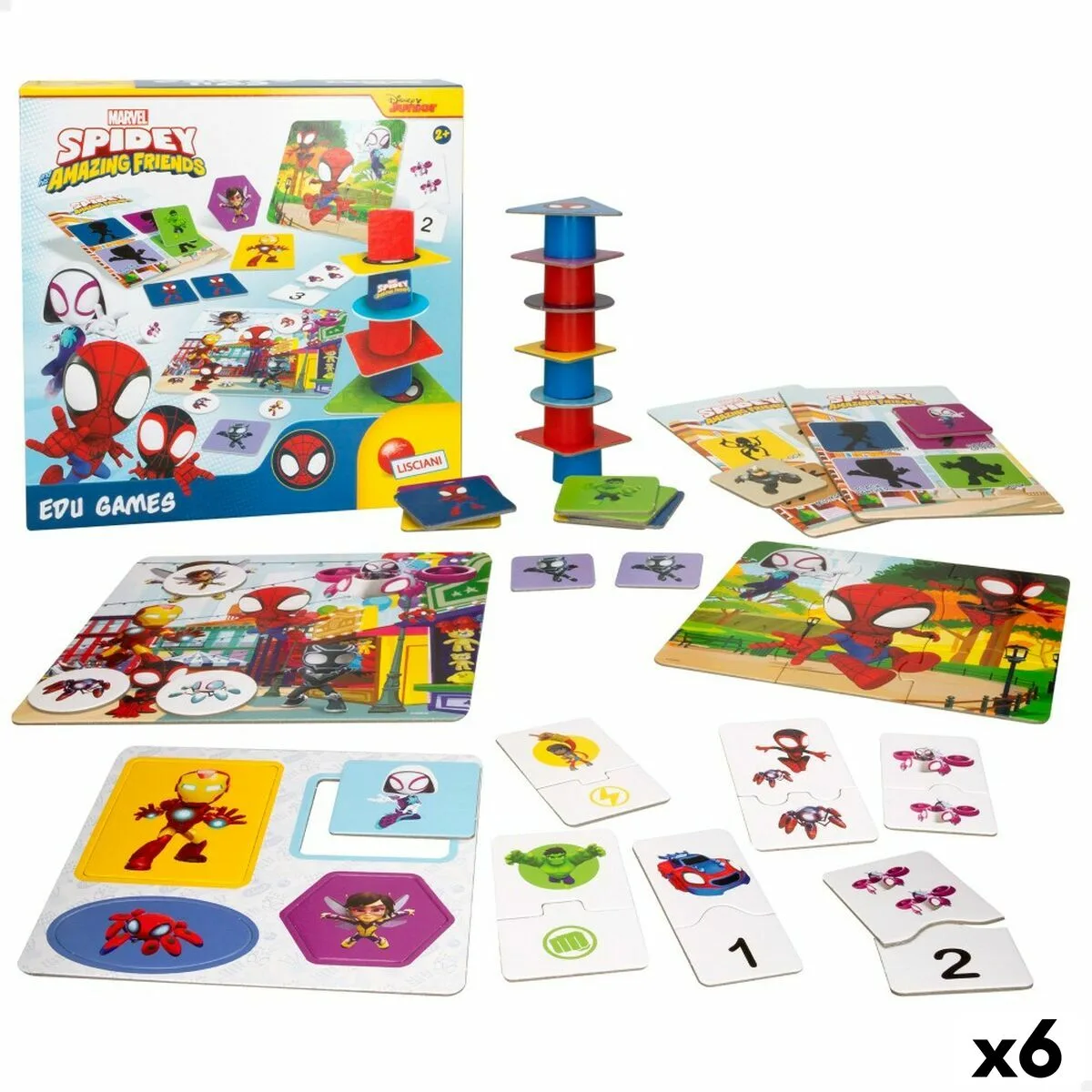 Jouet educatif spidey 24 5 x 0 2 x 24 5 cm 6 unites 10 en 1 s890258349. Notre algorithme préféré chez Diaytar ? L'humain. Car rien ne remplace le coup de cœur pour un produit exceptionnel.