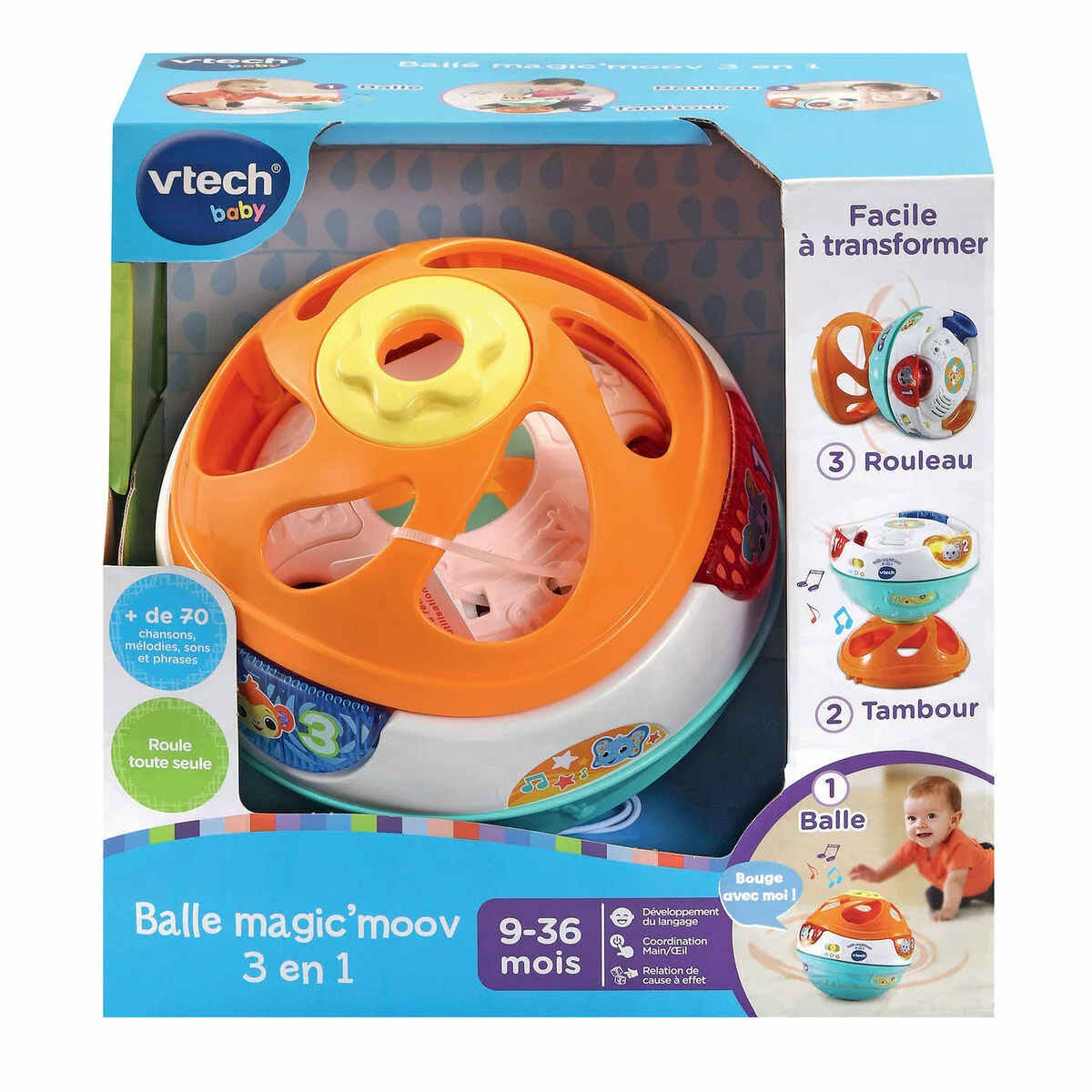 Jouet interactif pour bebe vtech baby magic moov ball 3 in 1 s717506016. Bien plus qu'un simple site, Diaytar est une expérience de découverte permanente de produits utiles, beaux et novateurs