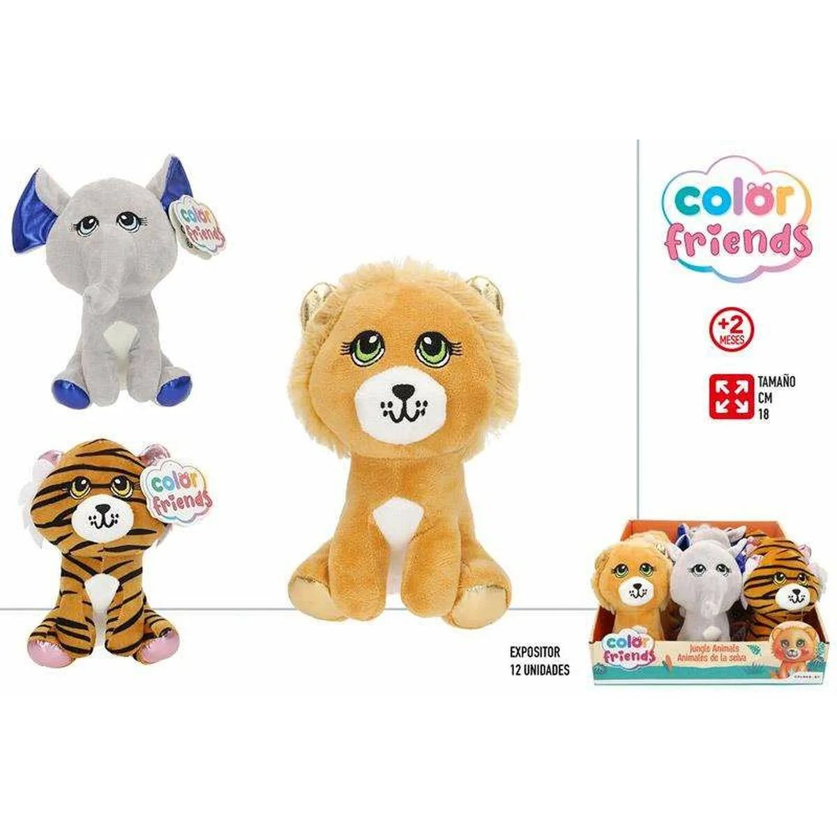 Jouet peluche colorbaby animals 18 cm 1 unite s245526595. Bienvenue dans le futur du shopping. Diaytar utilise la data pour anticiper vos besoins, mais garde la magie de la surprise.