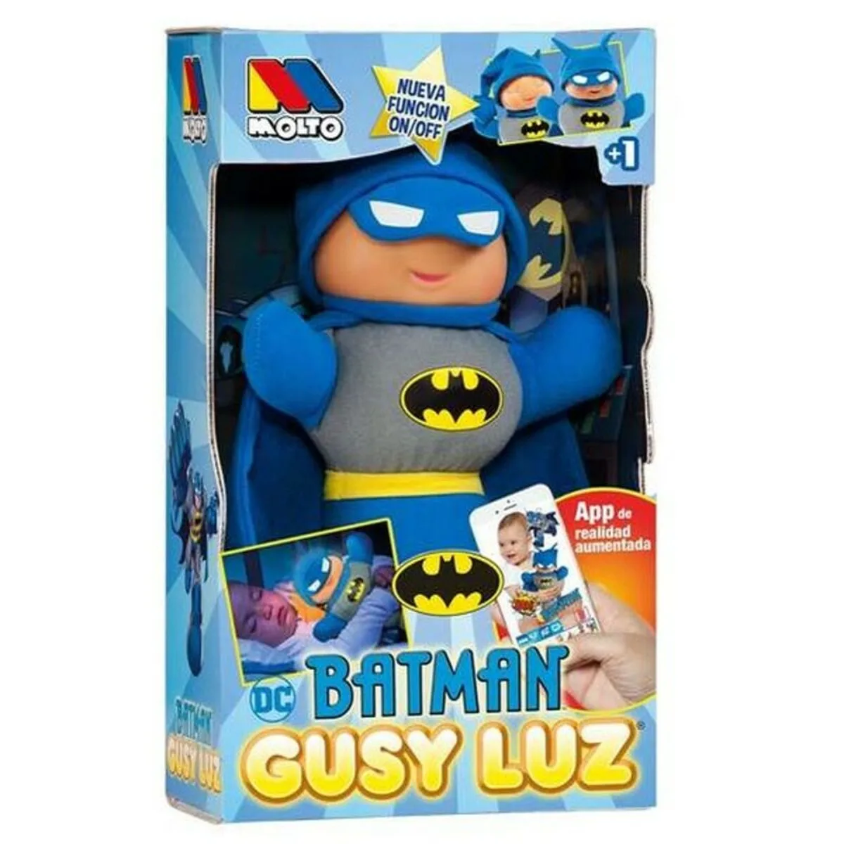 Jouet peluche gusy luz batman molto 15868 28 cm 28 cm s240508234. Diaytar révolutionne votre expérience d'achat en ligne avec une curation unique de produits tendance, high-tech et lifestyle