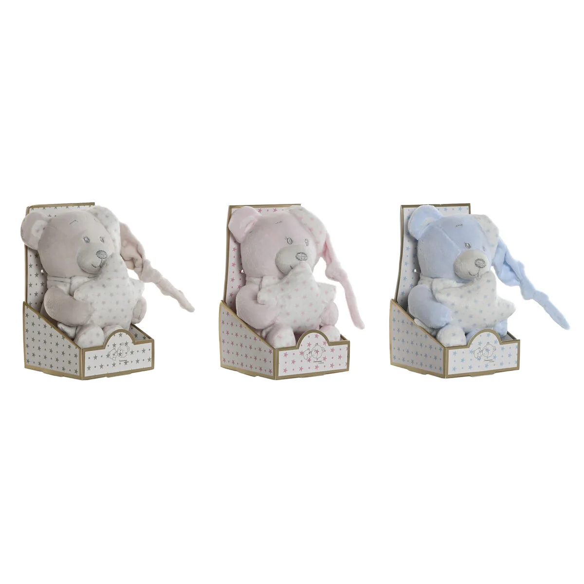 Jouet peluche home esprit bleu beige rose polyester 20 x 10 x 15 cm 3 unites s306010433. Votre vie, simplifiée et stylisée par Diaytar et sa collection de produits essentiels et innovants