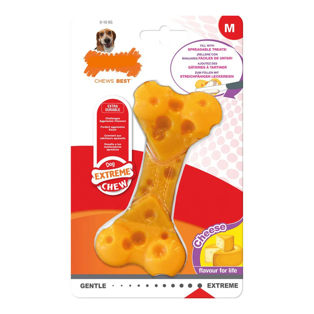 Jouet pour chien nylabone dura chew fromage taille m nylon s610222857. Votre garde-robe mérite le style Diaytar - Découvrez nos nouveautés !