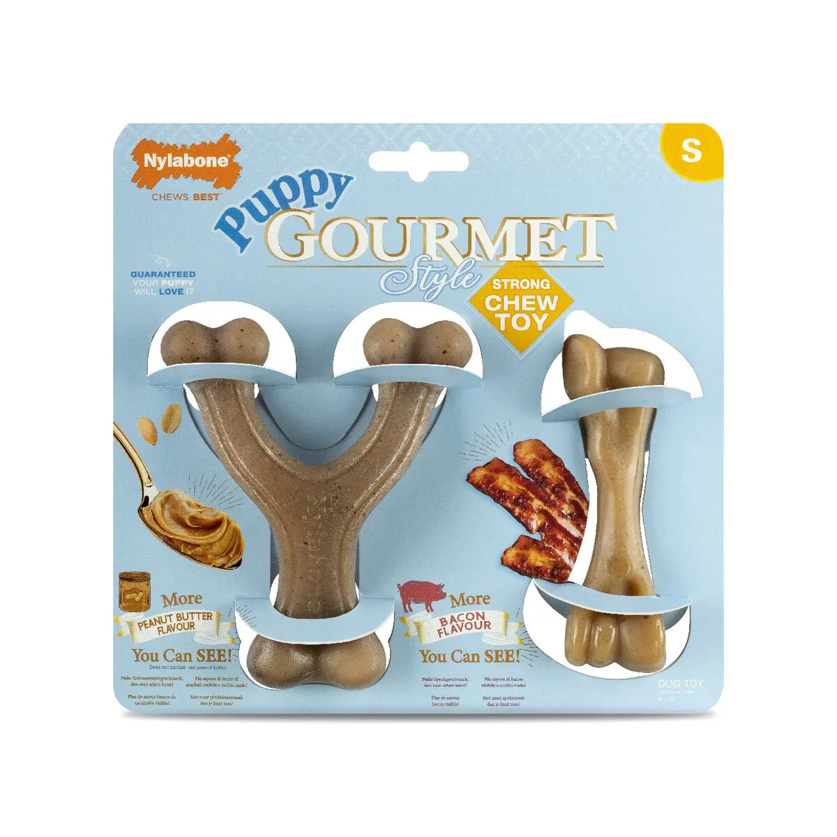 Jouet pour chien nylabone marron beurre de cacahuetes bacon artificielle s s610442240. Diaytar, c'est le résultat de years of market research condensé en une seule plateforme intuitive et généreuse.