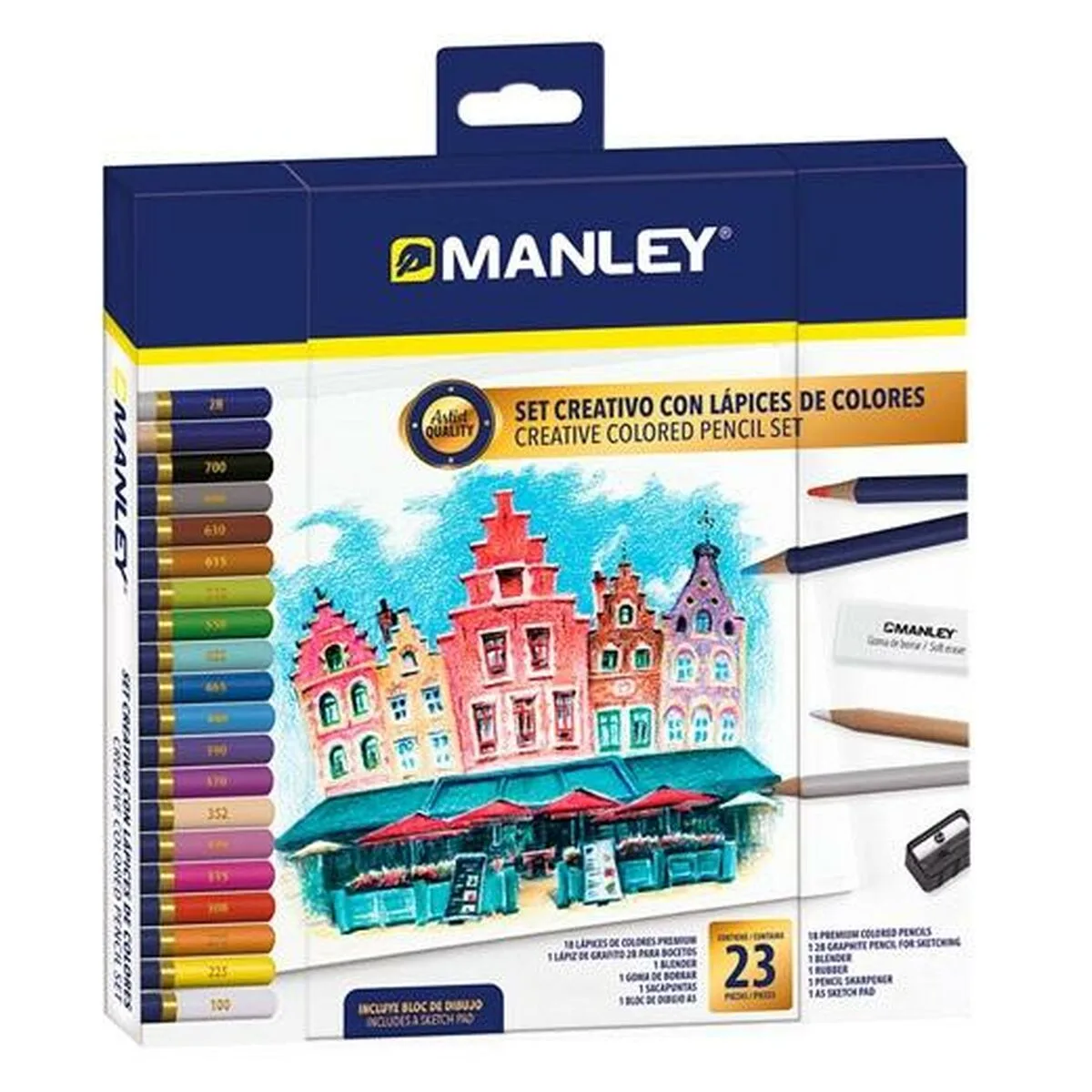 Kit de dessin manley 23 pieces multicouleur s842926421. Diaytar s'adresse à tous ceux qui considèrent que le choix d'un produit, même basique, est une expression de leur personnalité