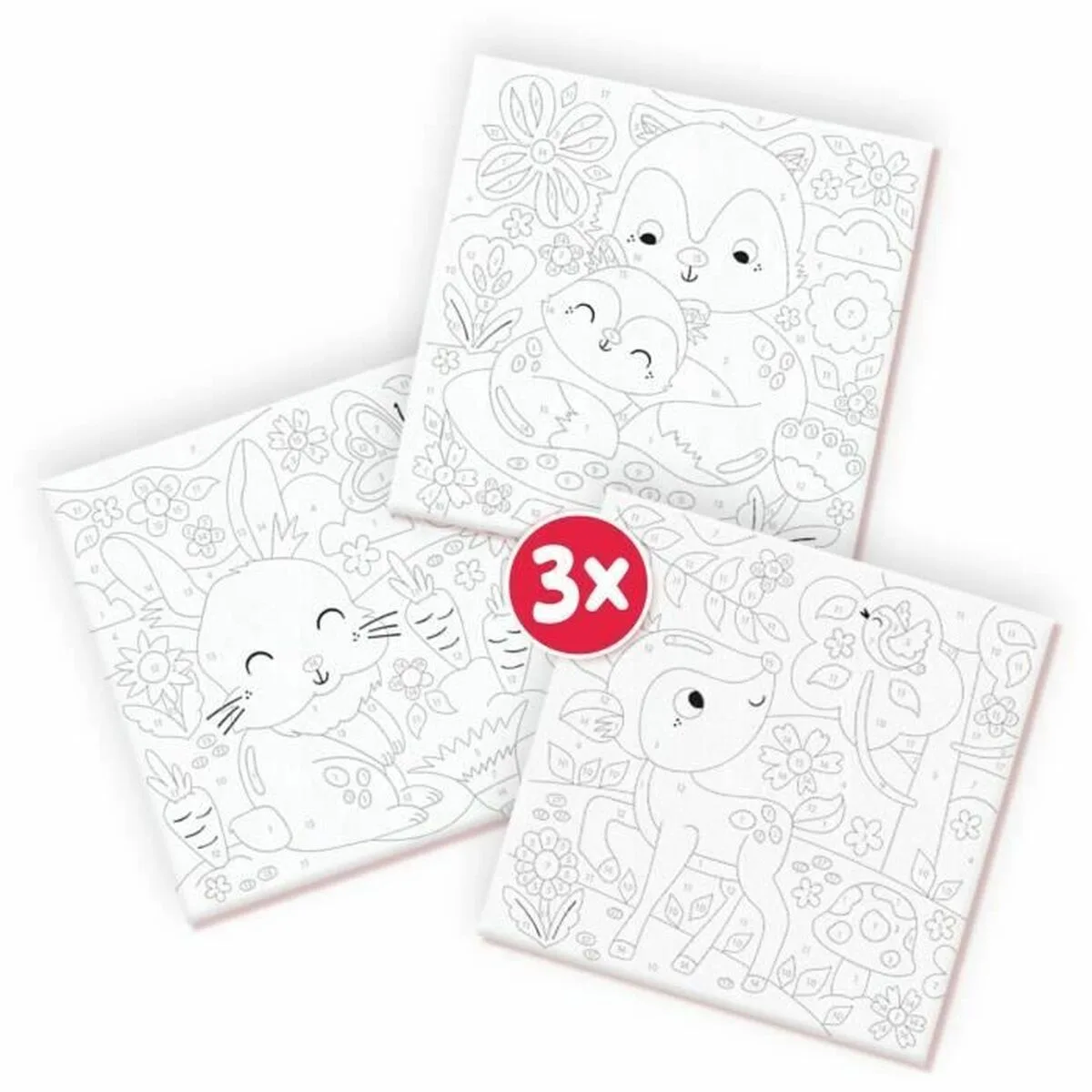 Kit de dessin ses creative painting by number on canvas 3 pieces s7100185796. Créez votre look signature avec les pièces mode sélectionnées par Diaytar.