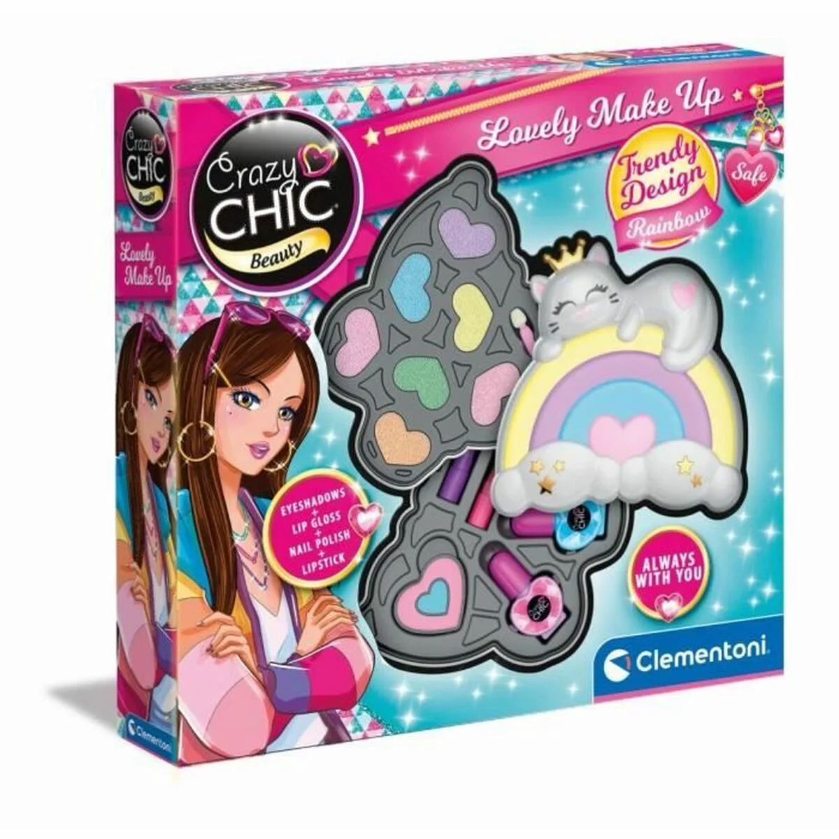 Kit de maquillage pour enfant clementoni crazy chic beauty lovely make up multicouleur s719797541. Chez Diaytar, la tendance n'est pas qu'une question d'apparence, c'est une question de fonctionnalité et d'innovation