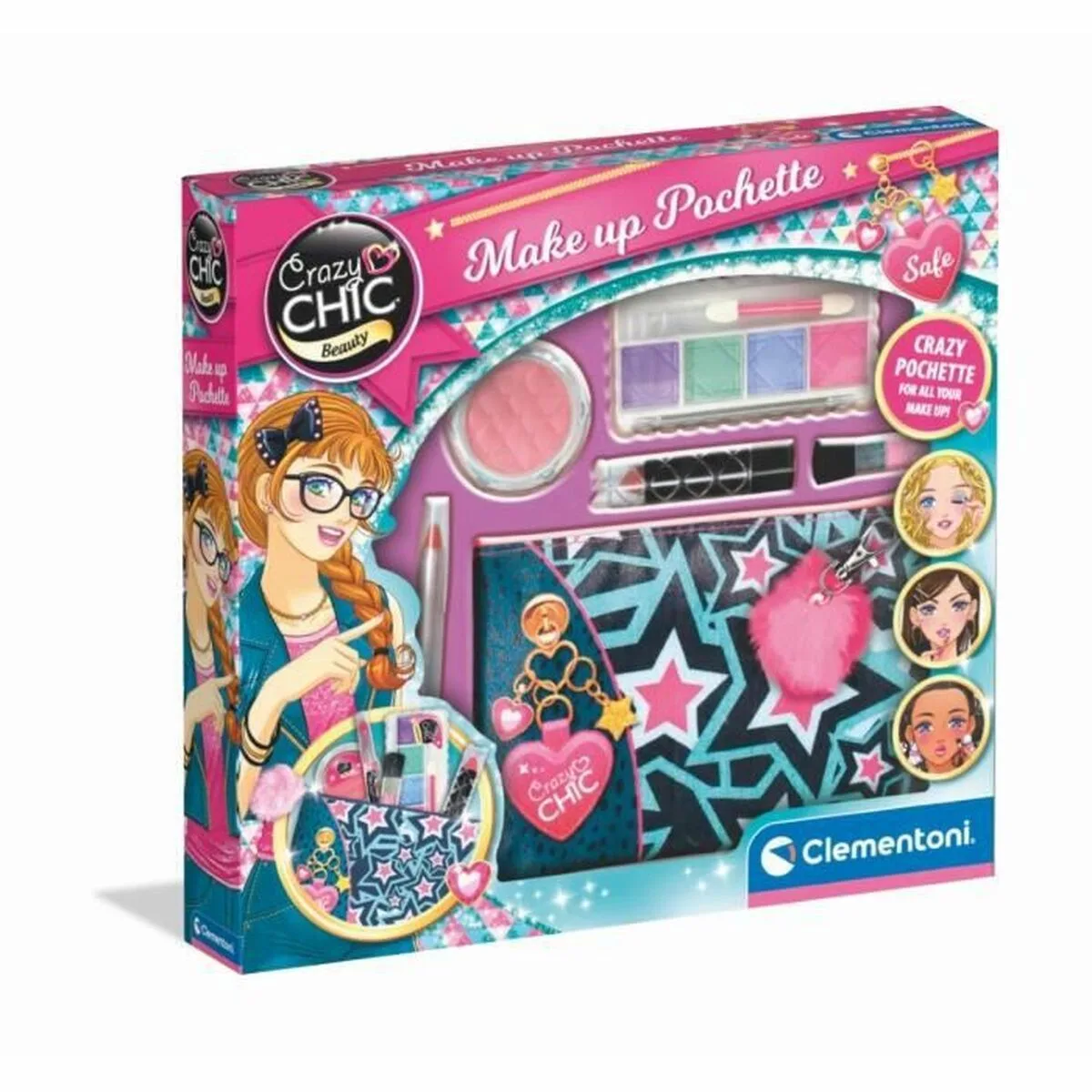 Kit de maquillage pour enfant clementoni crazy chic multicouleur s719114711. Votre boutique de confiance Diaytar vous accompagne dans tous vos projets.
