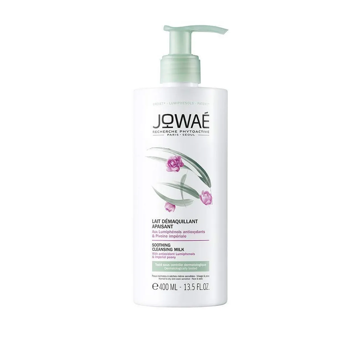 Lait demaquillant jowae calmant 400 ml s059845282. Osez l'originalité avec les créations mode exclusives de Diaytar.
