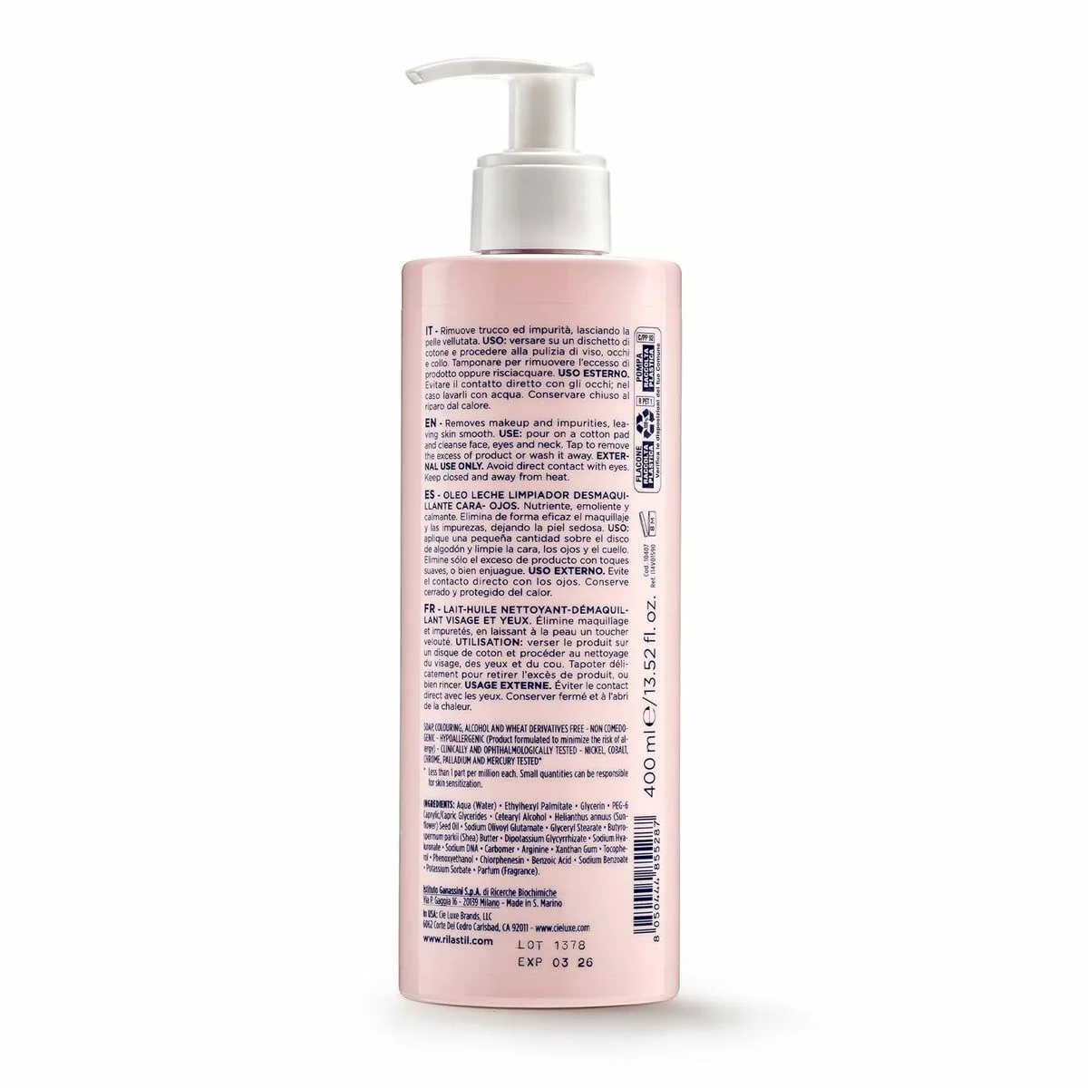 Lait nettoyant rilastil daily care 400 ml s0512144310. Diaytar Fashion : Soyez à la pointe de la mode avec nos collections exclusives.