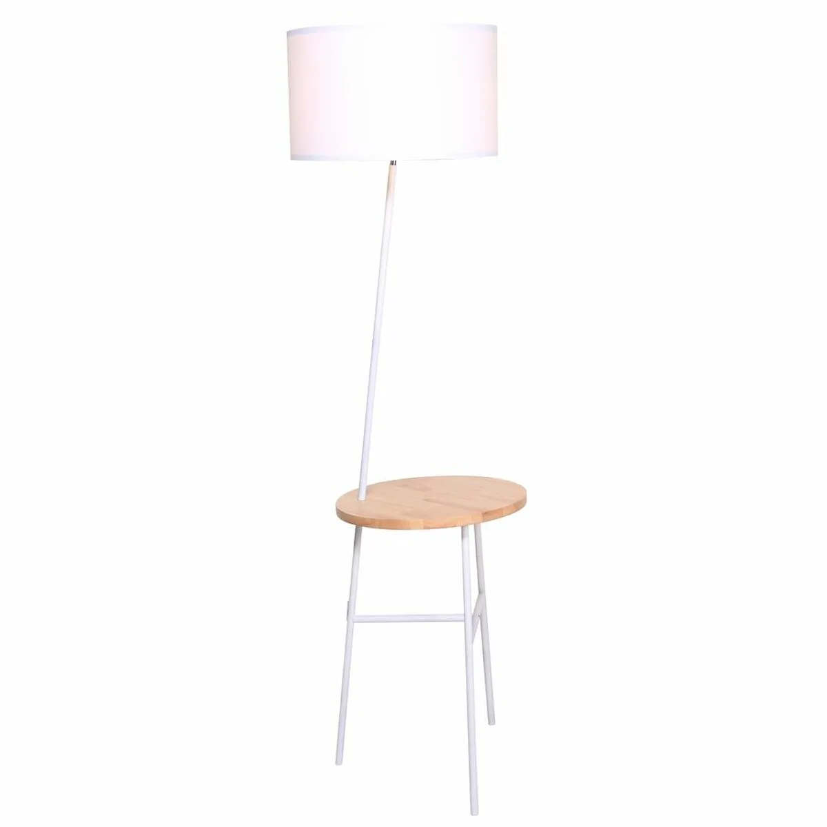 Lampadaire dkd home decor blanc marron polyester metal pin 40 x 65 x 152 cm s302075535. Diaytar a fait de la variété son arme secrète : une offre généraliste si vaste que vous y trouverez forcément l'inimaginable