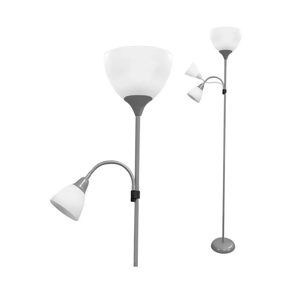 Lampadaire edm 30010 boston argente 60 w 220 240 v 176 cm s791536743. Diaytar s'adapte à vos besoins avec une gamme complète et variée.