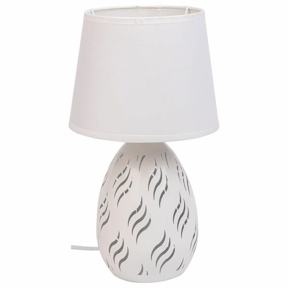 Lampe de bureau alexandra house living blanc metal tissu 220 240 v 18 x 31 x 18 cm d163205516. Chez Diaytar, nous célébrons la singularité de chaque produit, qu'il s'agisse d'un gadget tech ou d'un ustensile maison