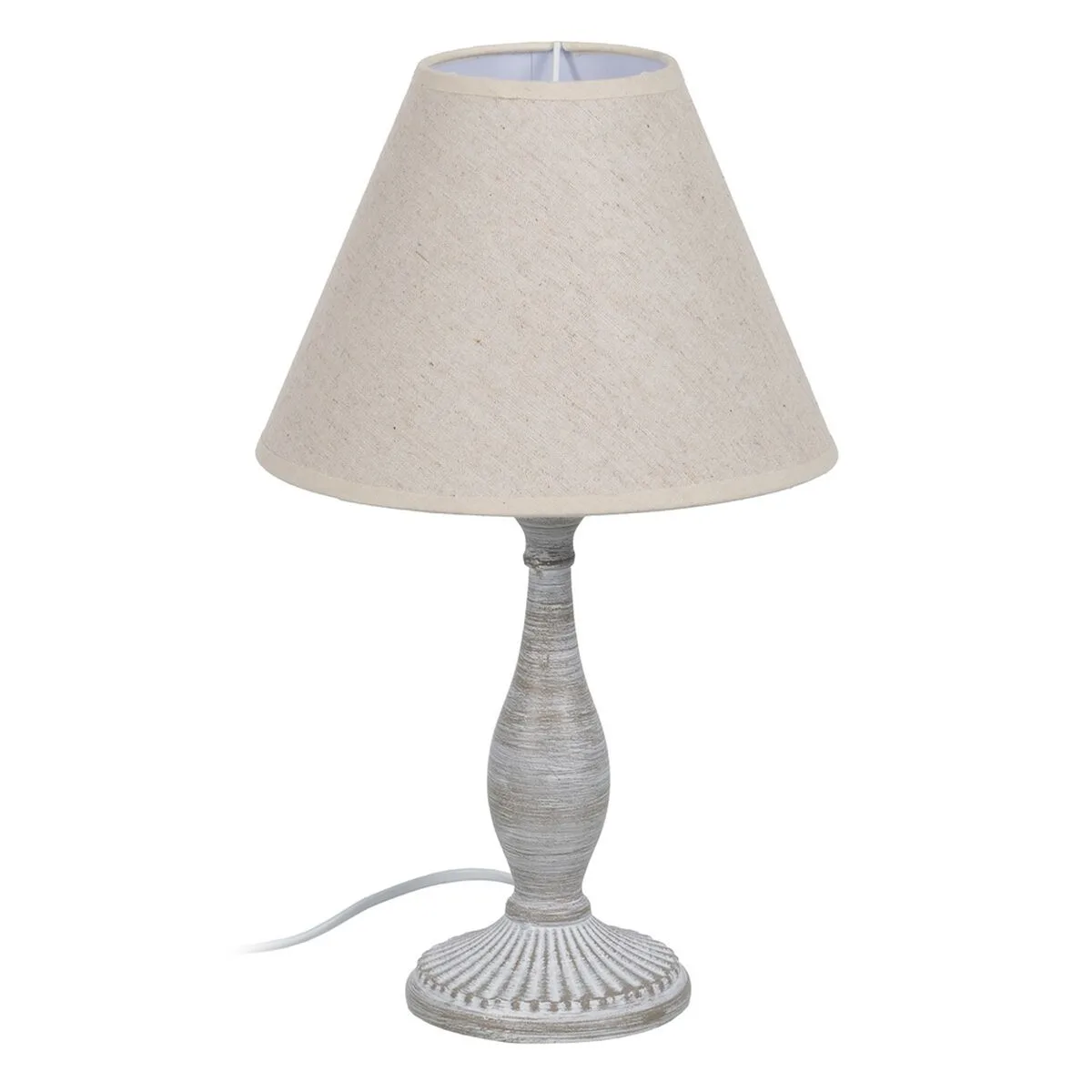 Lampe de bureau beige gris 60 w 220 240 v 20 x 20 x 34 cm s880513761. Diaytar : Votre portail vers un monde de produits où la frontière entre l'essentiel et le superflu devient délicieusement floue