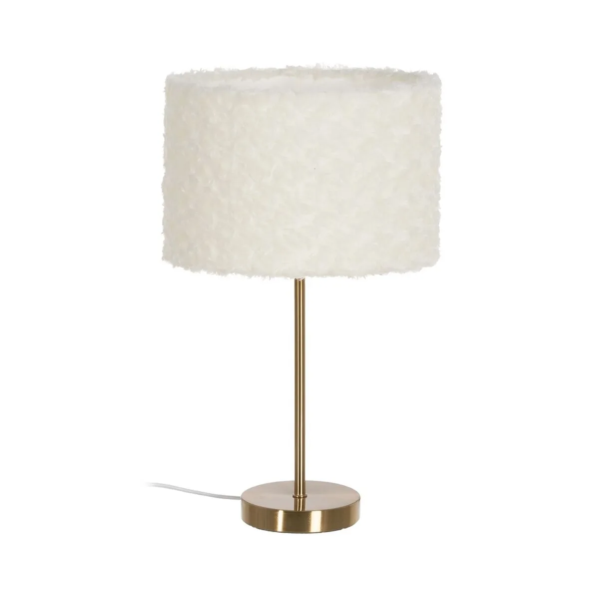Lampe de bureau blanc dore metal tissu 60 w 220 240 v 30 x 30 x 51 cm s880628496. Diaytar - L'art de bien vivre commence ici. Découvrez nos collections exclusives.