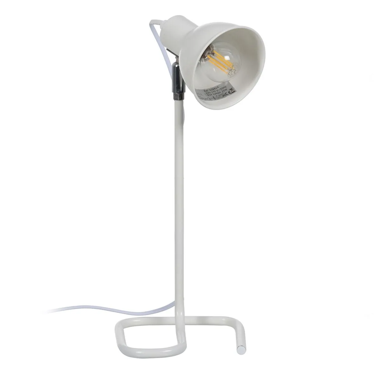 Lampe de bureau blanc fer 25 w 220 240 v 15 x 14 5 x 36 5 cm s880447198. Diaytar, c'est la promesse de trouver ce produit parfait qui répondra à un besoin précis tout en étant un objet de désir