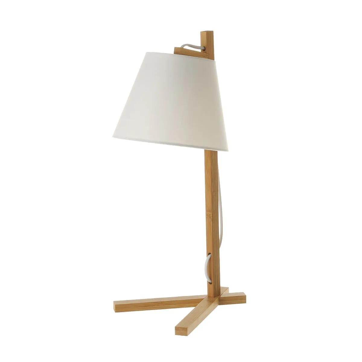 Lampe de bureau blanc naturel bambou 40 w 220 240 v 27 x 21 x 50 cm s880758955. Innovation, style et qualité : les trois piliers de l'expérience Diaytar.