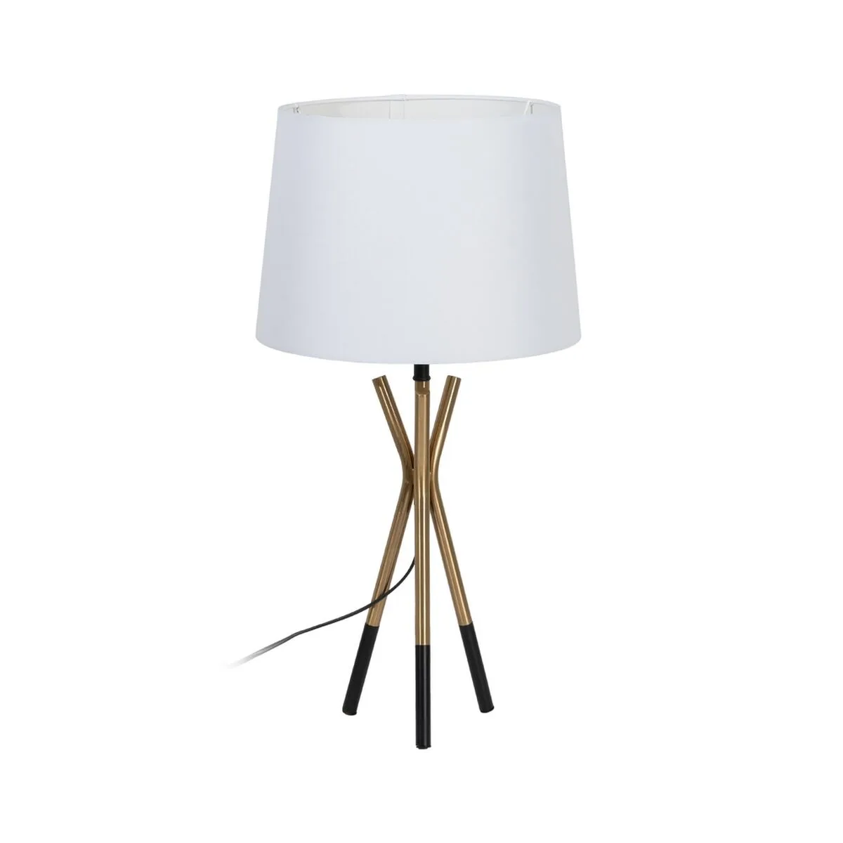 Lampe de bureau blanc noir dore fer 40 w 33 x 33 x 63 5 cm s880608032. Diaytar : Votre portail vers un monde de produits où la frontière entre l'essentiel et le superflu devient délicieusement floue