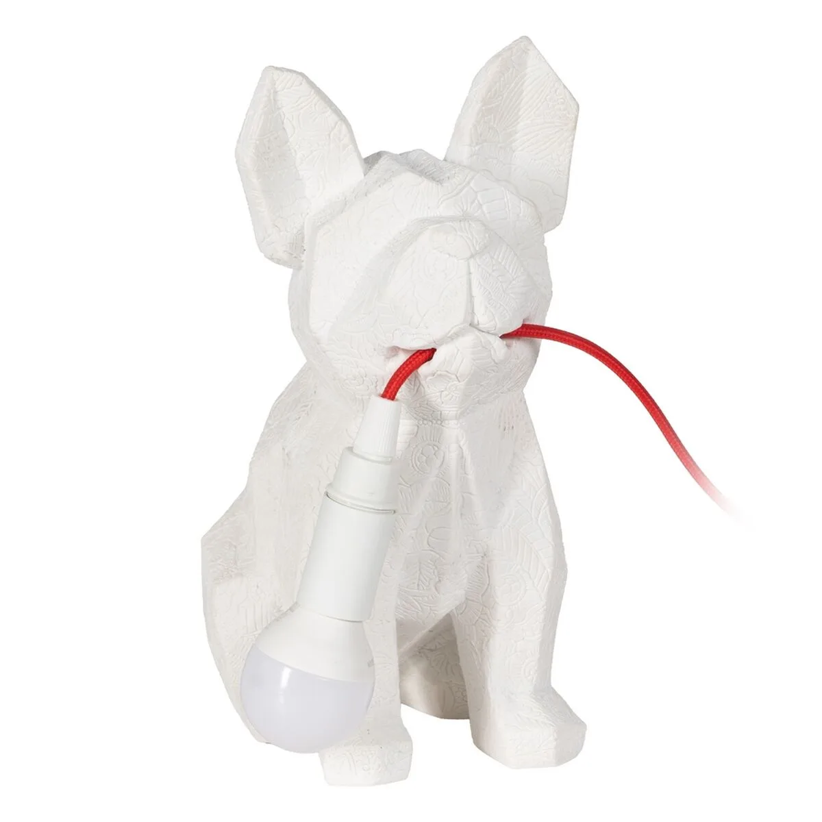 Lampe de bureau blanc rouge polyresine 60 w 220 240 v 18 5 x 13 x 26 cm s880635342. L'aventure Diaytar, c'est celle d'une équipe passionnée qui déniche pour vous les perles rares du marché généraliste