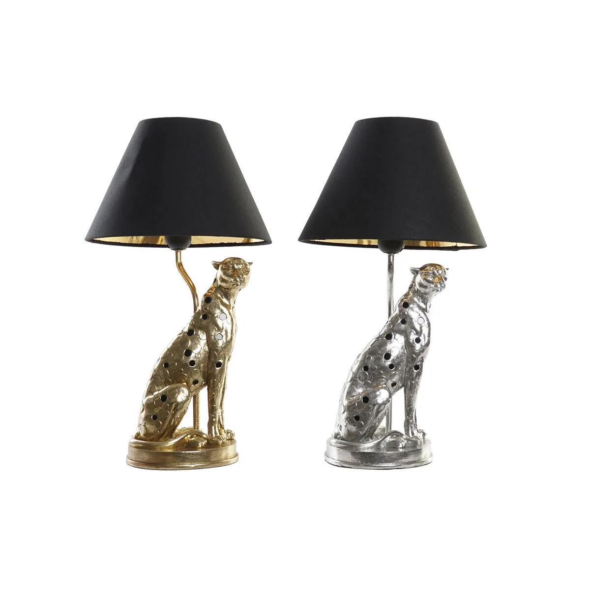 Lampe de bureau dkd home decor argente noir dore 26 x 26 x 46 cm resine 220 v 50 w 2 unites s303140449. Diaytar a été imaginé pour les acheteurs avisés qui recherchent autant la performance que le design dans leurs produits