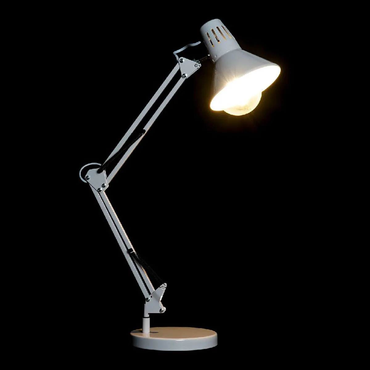 Lampe de bureau dkd home decor blanc metal 22 x 39 x 69 cm s301465440. Diaytar, c'est l'assurance de produits qui durent, tant dans leur construction que dans leur style intemporel.