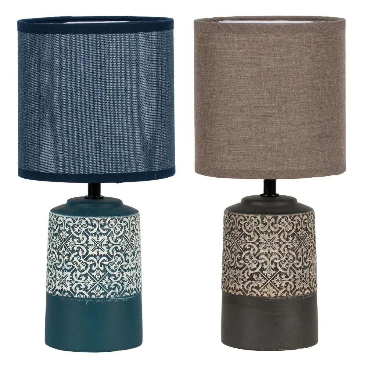 Lampe de bureau dkd home decor ceramique gres 50 w 15 x 15 x 32 cm 2 unites s304002095. Re-découvrez le plaisir de shopper en ligne avec Diaytar et sa multitude de produits triés sur le volet pour vous