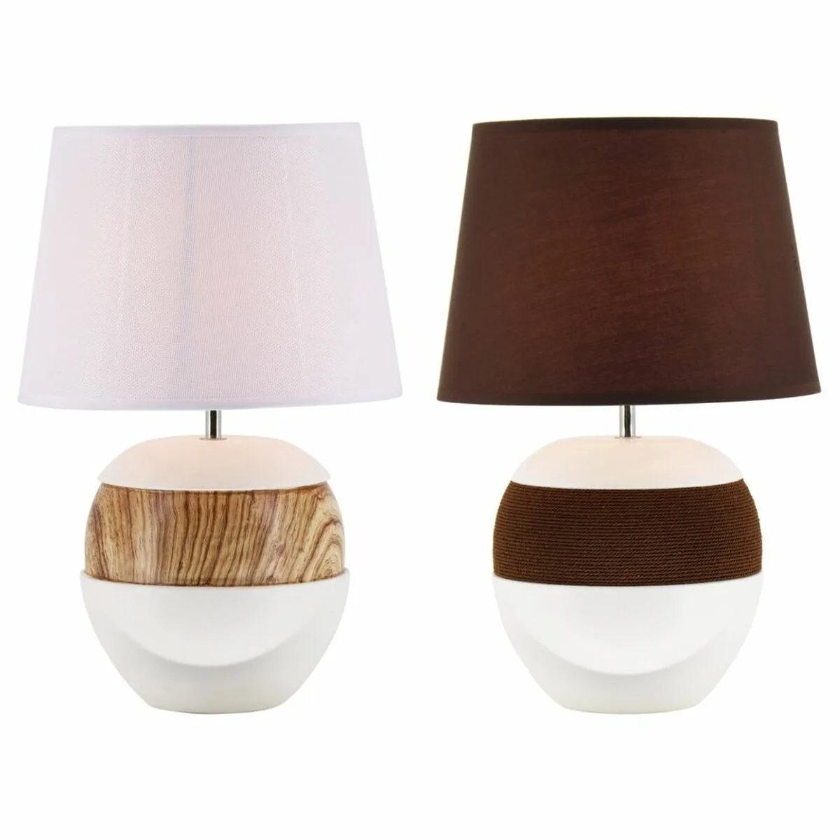 Lampe de bureau dkd home decor ceramique polyester corde 28 x 28 x 43 cm 2 pcs s302103919. Bienvenue sur Diaytar, la plateforme qui réconcilie l'âme de la boutique de quartier avec la puissance du digital.