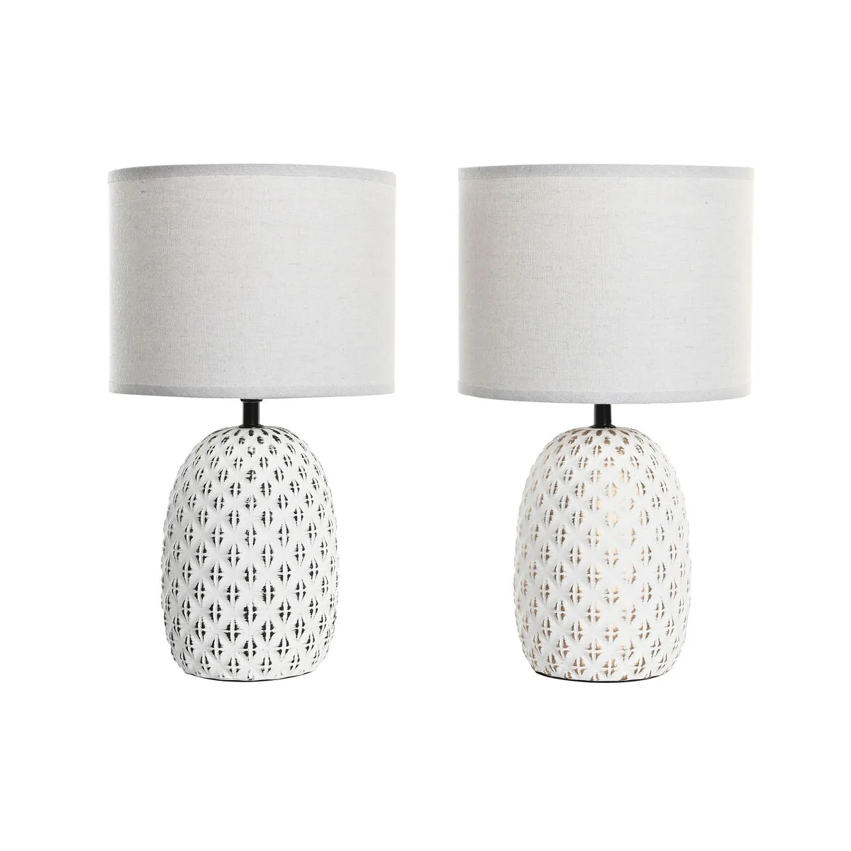 Lampe de bureau dkd home decor cuivre blanc gres 220 v 40 w 24 x 24 x 40 cm 2 unites s304361945. Rejoignez la communauté Diaytar et vivez une expérience shopping unique.