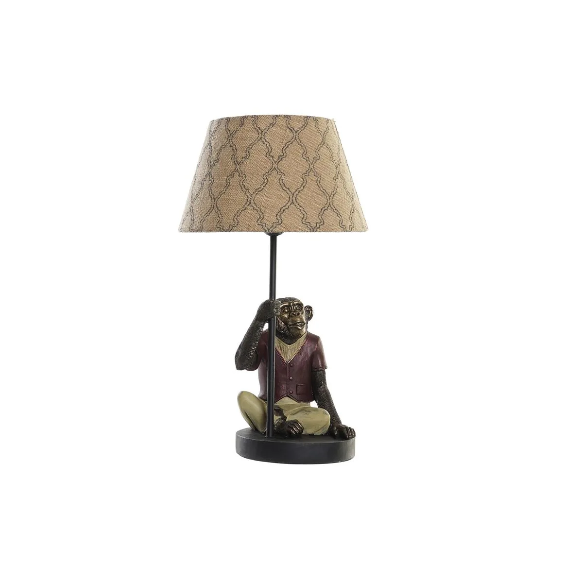 Lampe de bureau dkd home decor marron multicouleur colonial 220 v 50 w singe 27 x 25 x 44 5 cm s303140257. Diaytar : Votre portail vers un monde de produits où la frontière entre l'essentiel et le superflu devient délicieusement floue