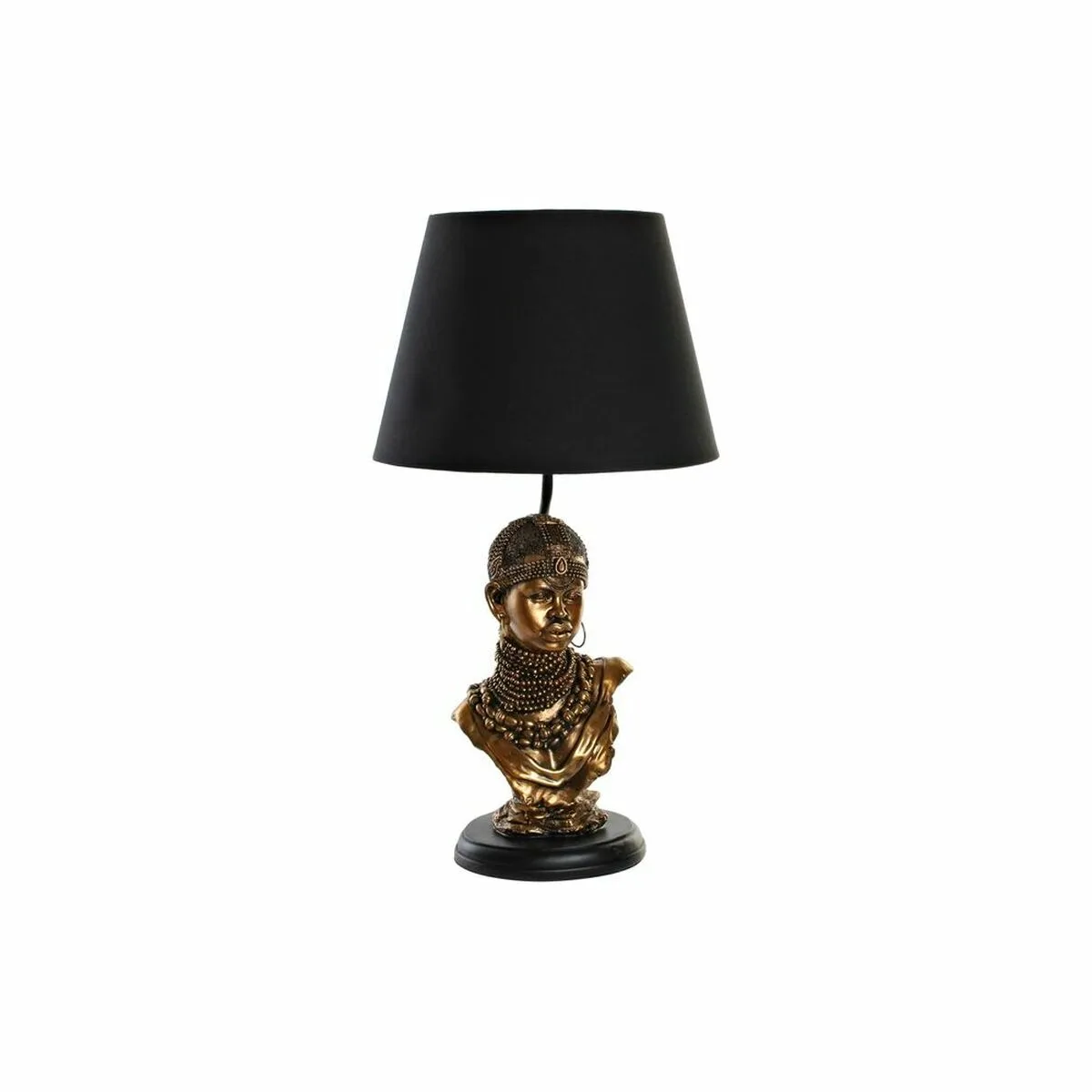Lampe de bureau dkd home decor noir dore polyester resine africaine 31 x 31 x 58 cm s302100356. Diaytar, c'est le compagnon de ceux qui aiment prendre soin d'eux et de leur intérieur avec des produits choisis avec amour.