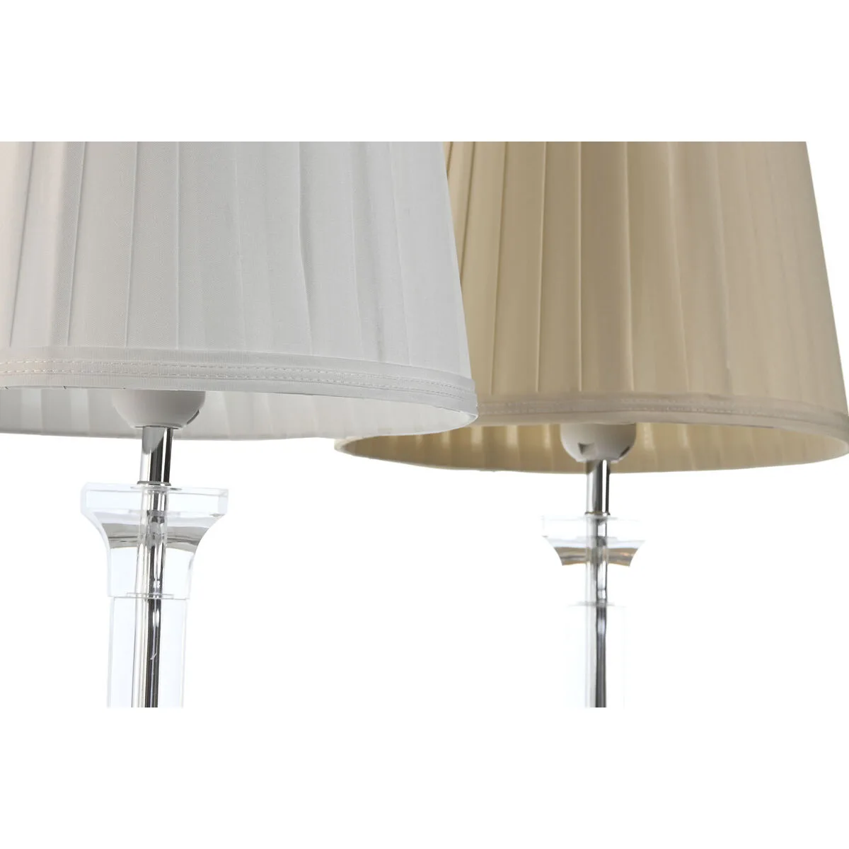 Lampe de bureau home esprit blanc beige metal 60 w 220 v 25 x 25 x 50 cm 2 unites s305775238. Diaytar, c'est le refuge des amoureux du beau et de l'utile, un sanctuaire dédié au produit parfait.