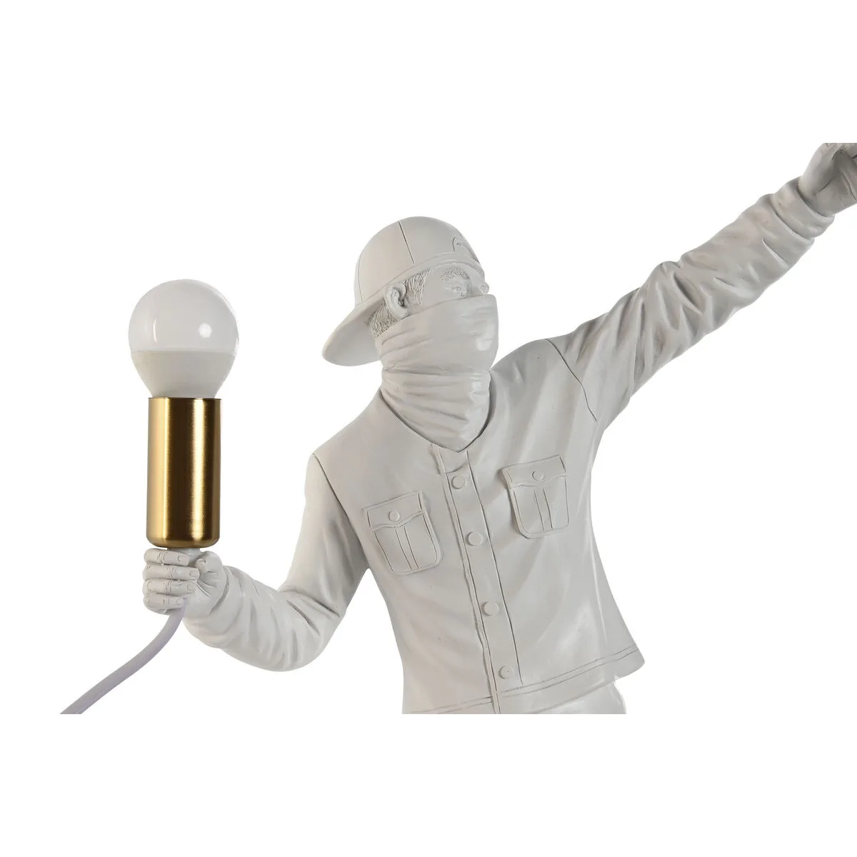 Lampe de bureau home esprit blanc dore resine 220 v 32 x 13 x 52 cm s305606512. Diaytar réinvente le e-commerce avec une approche généraliste axée sur la qualité, la tendance et l'accessibilité
