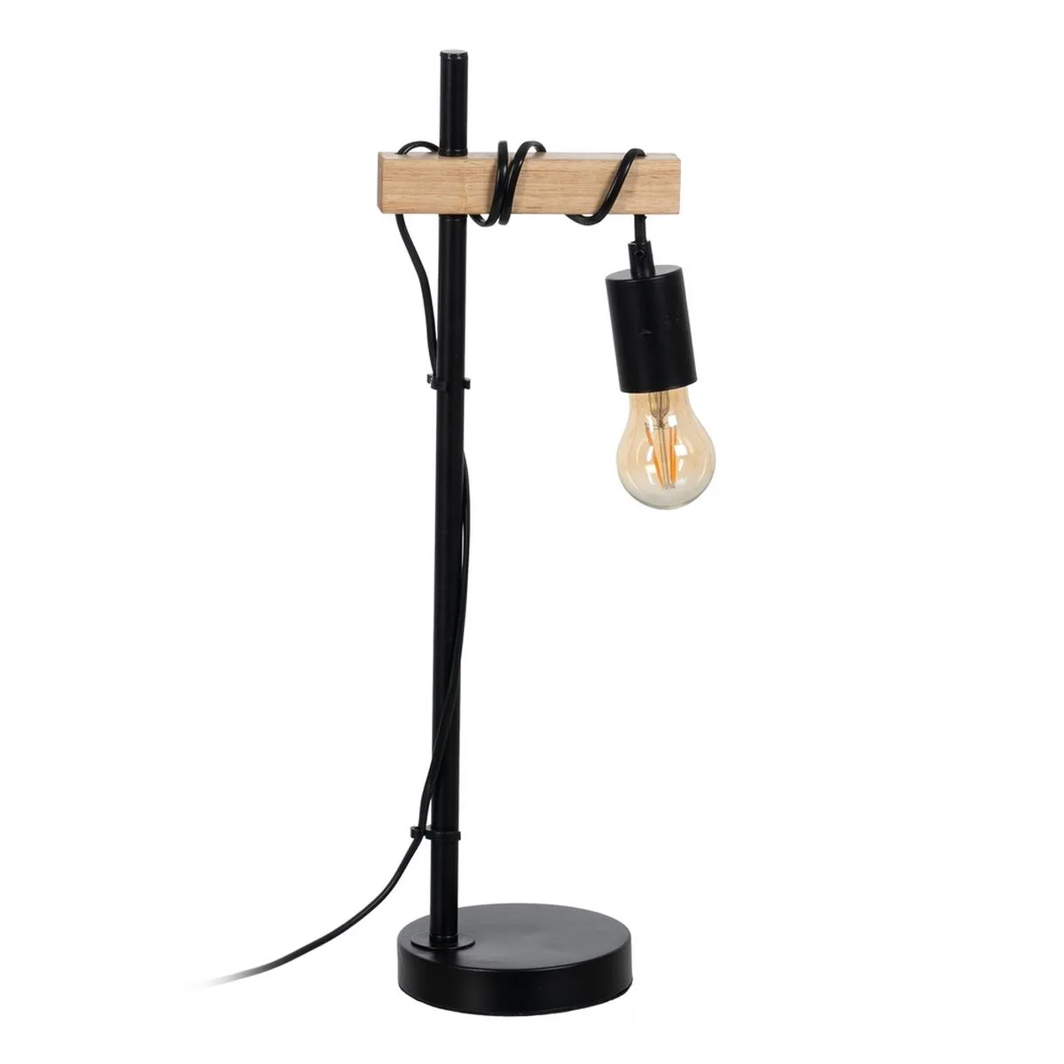Lampe de bureau noir beige bois fer 220 240 v 16 x 13 x 52 cm s880518928. Diaytar, c'est le livre dont vous êtes le héros. Chaque produit que vous choisissez est un chapitre de votre histoire.