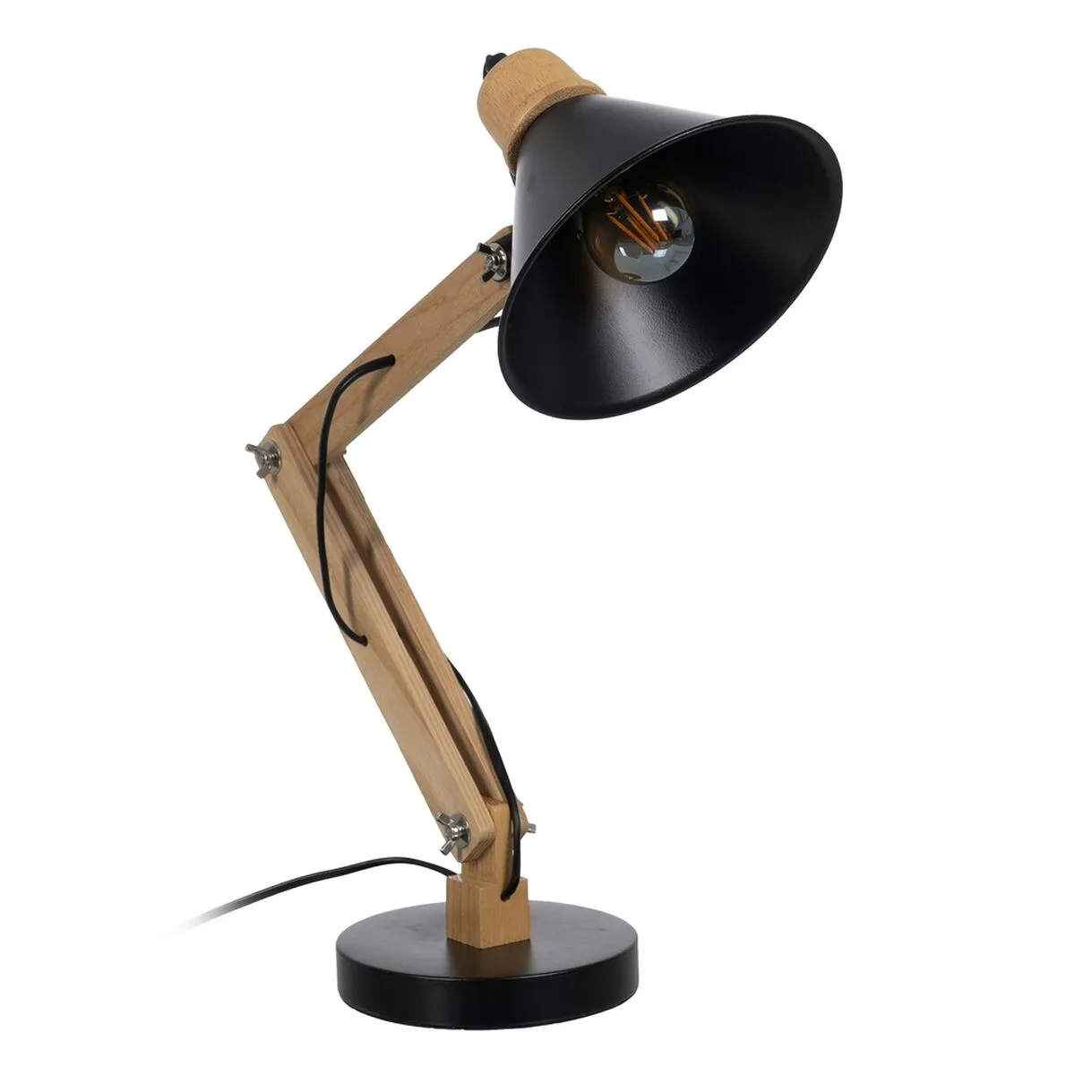 Lampe de bureau noir naturel bois fer 60 w 220 240 v 39 x 19 x 55 cm s880523192. La chasse aux produits extraordinaires est ouverte. Diaytar vous donne les clés d'un univers shopping infini.