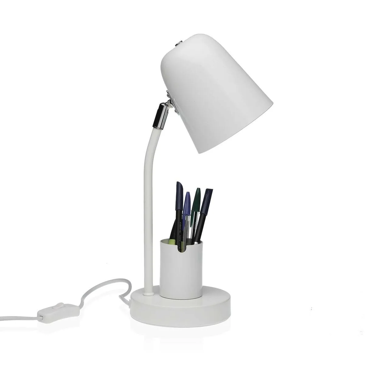 Lampe de bureau versa blanc metal 18 x 40 x 14 cm s341118343. Diaytar, c'est l'assurance de découvrir des produits que vous ne trouverez nulle part ailleurs, tous domaines confondus