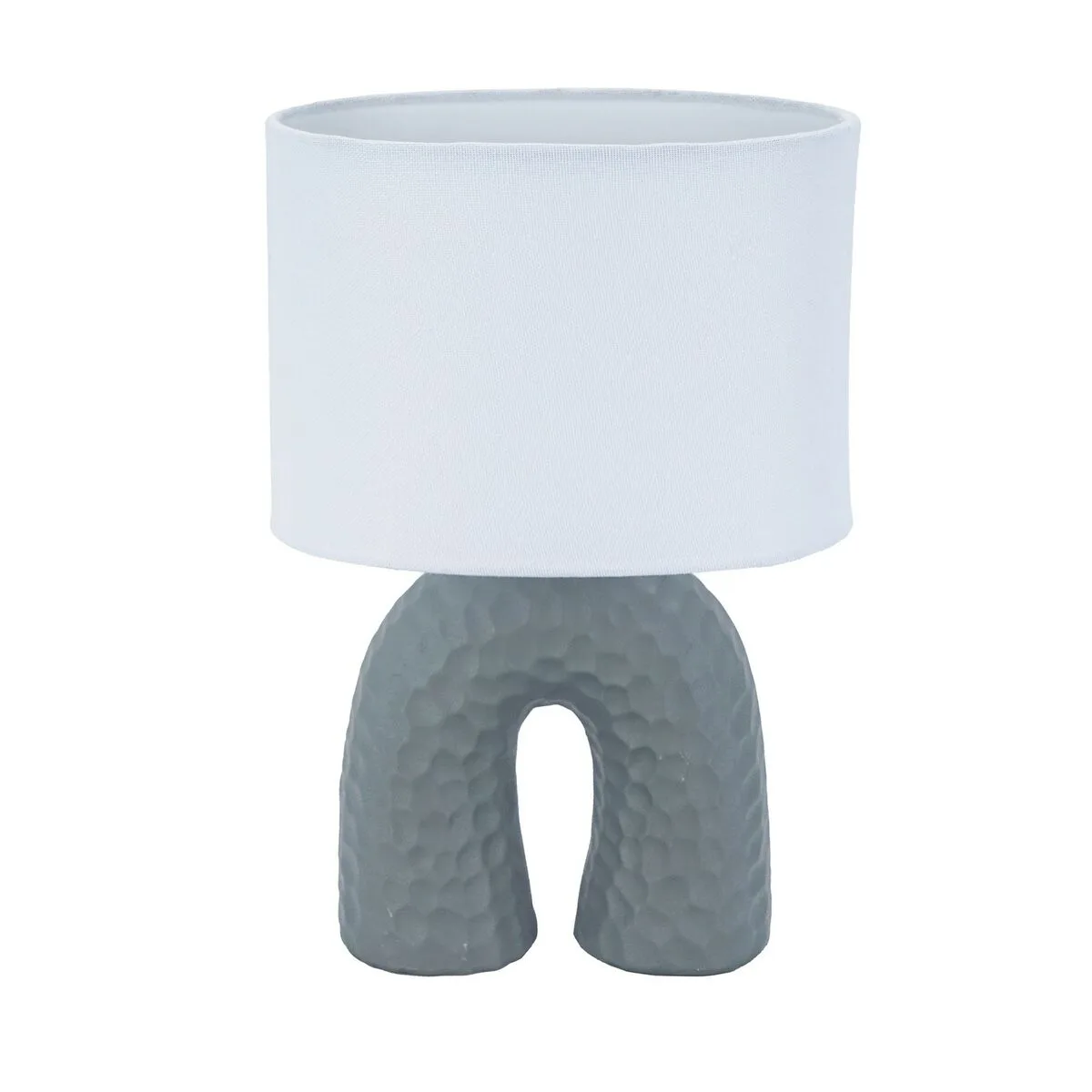Lampe de bureau versa gris ceramique 18 x 28 cm s341284224. Diaytar Home : Créez l'atmosphère parfaite dans chaque pièce de votre maison.