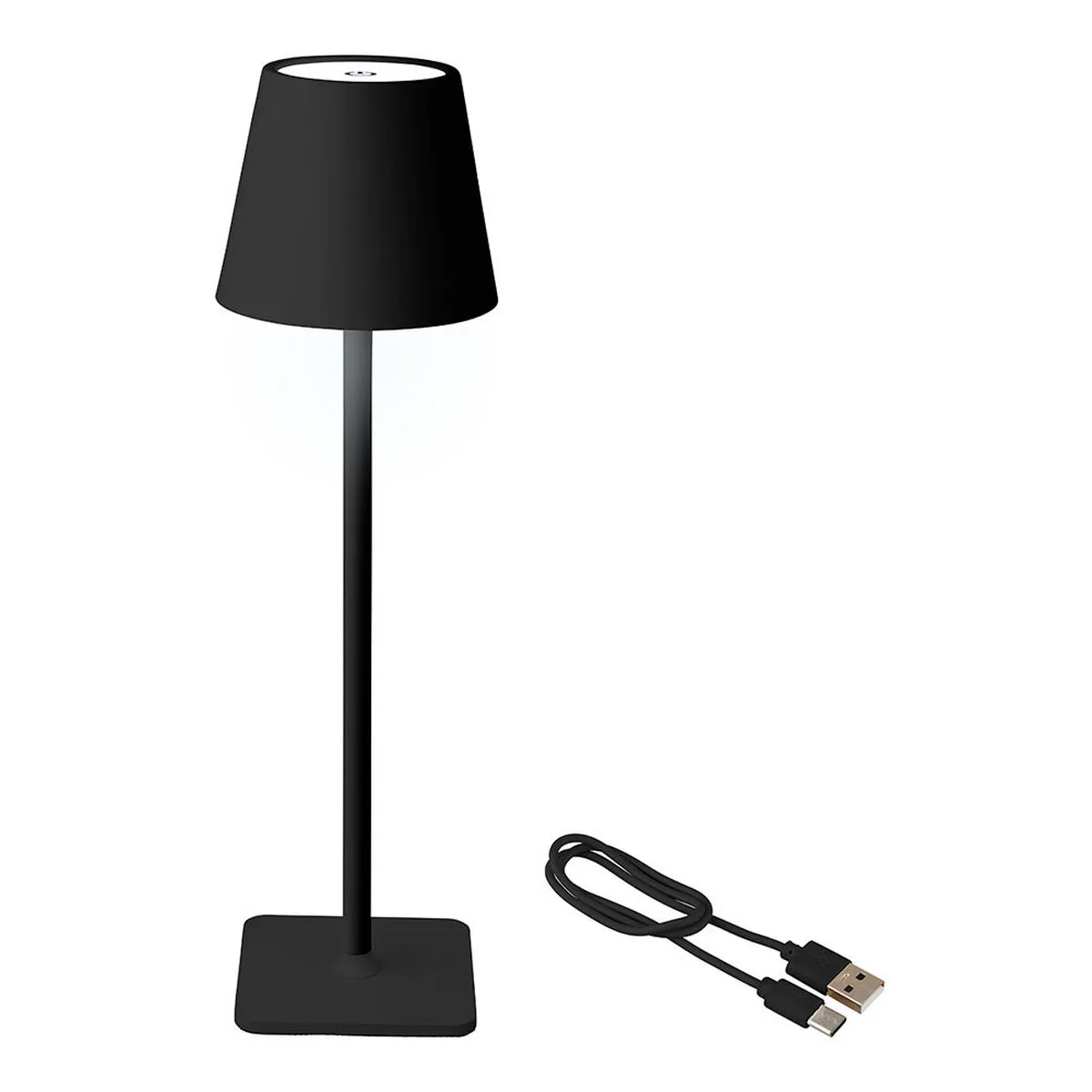 Lampe de table led lumineo 894376 noir metal 17 cm rechargeable s792242558. La mode selon Diaytar : audacieuse, accessible et toujours dans l'air du temps.