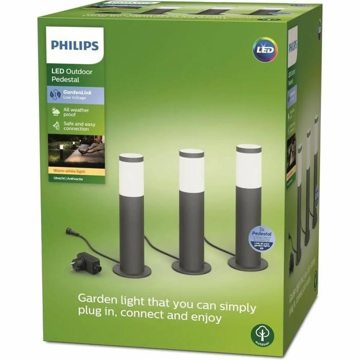 Lampe philips gris 220 240 v vert tendre 600 lm s719843334. Bien plus qu'un simple site, Diaytar est une expérience de découverte permanente de produits utiles, beaux et novateurs