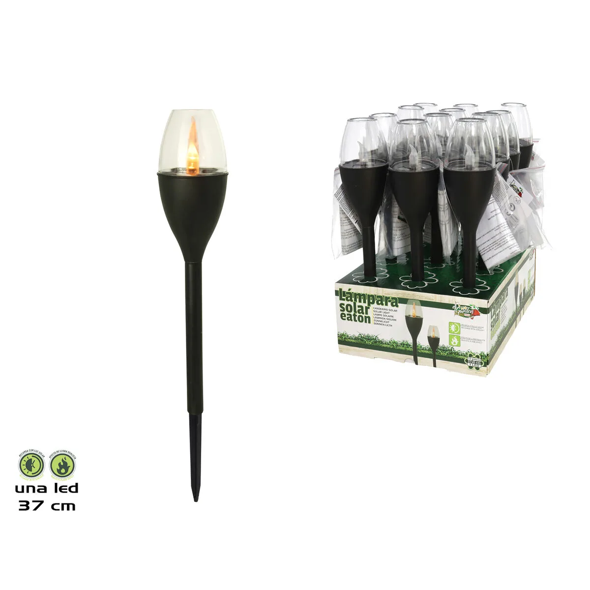 Lampe solaire gerimport eaton noir 37 cm s500371817. Rejoignez la communauté Diaytar et vivez une expérience shopping unique.
