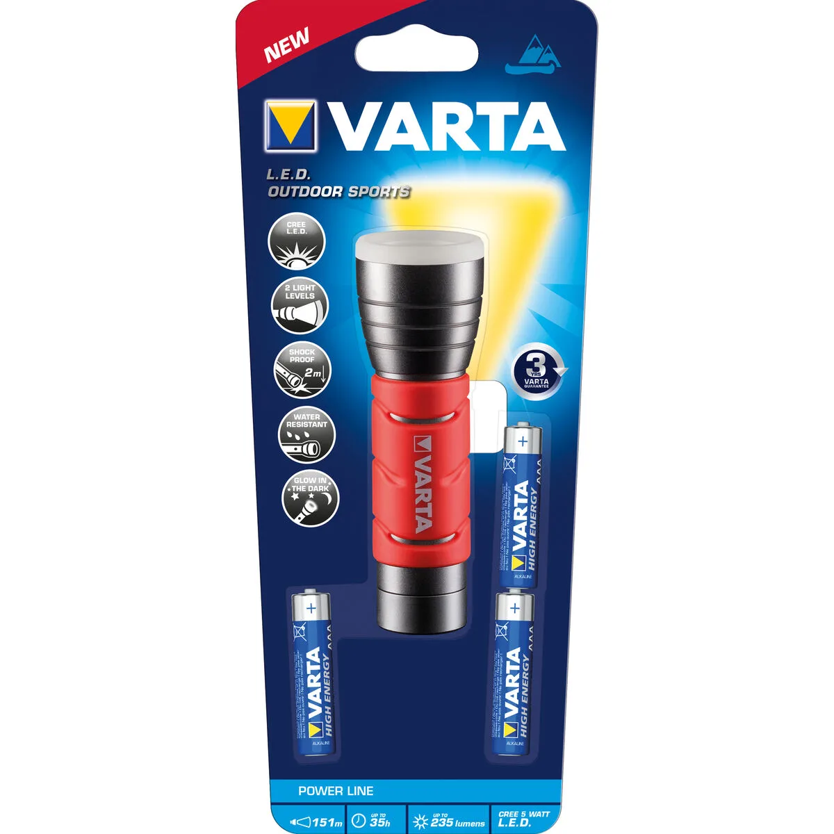 Lampe torche varta 17627101421 s770993388. Diaytar, c'est le cercle vertueux : des produits de qualité qui améliorent votre vie, qui vous rendent heureux, alors vous revenez.