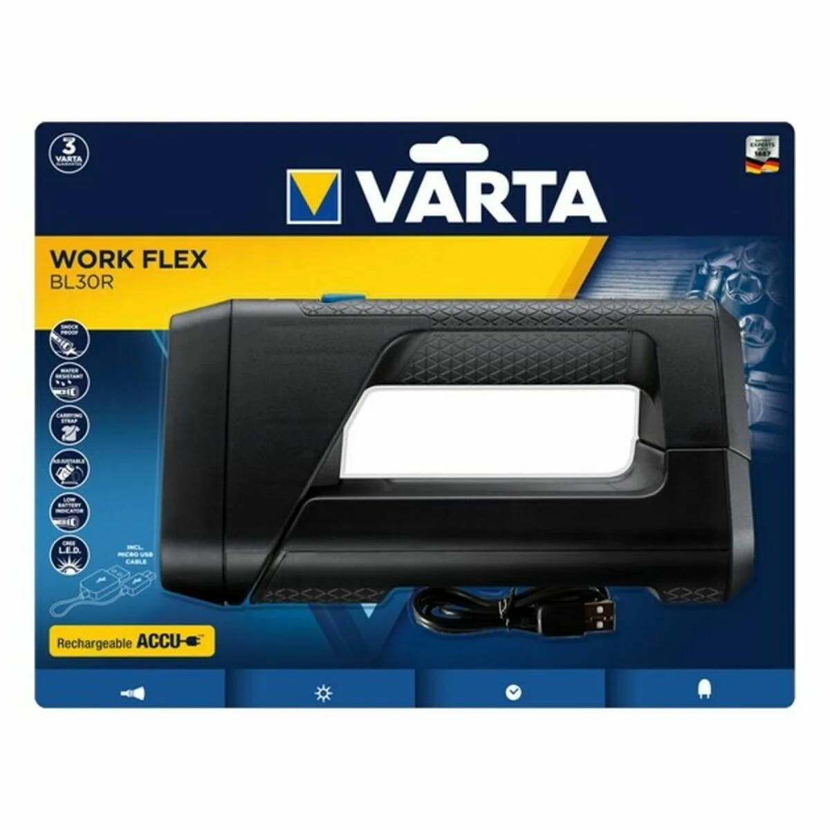 Lampe torche varta work flex 600 lm noir s719364351. Notre philosophie : le produit parfait n'existe pas. C'est pourquoi Diaytar en propose des milliers, pour que vous le créiez.