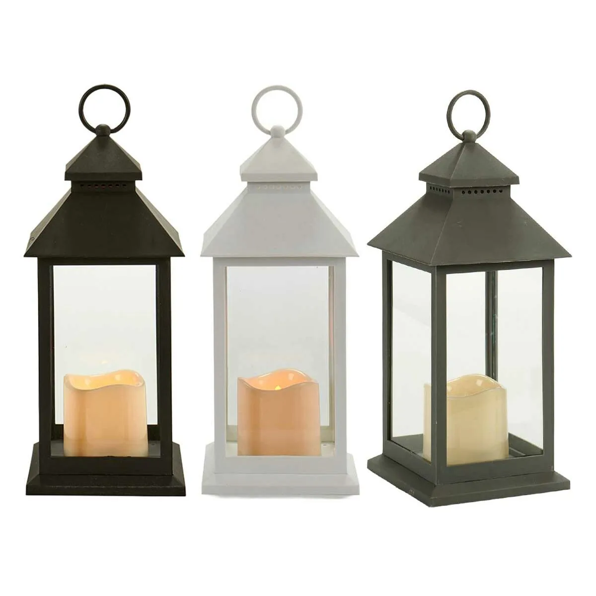 Lanterne a led blanc noir verre plastique 13 5 x 34 5 x 13 5 cm 12 unites s362670461. Chez Diaytar, nous valorisons autant la fonction que la forme dans chaque produit que nous ajoutons à notre collection