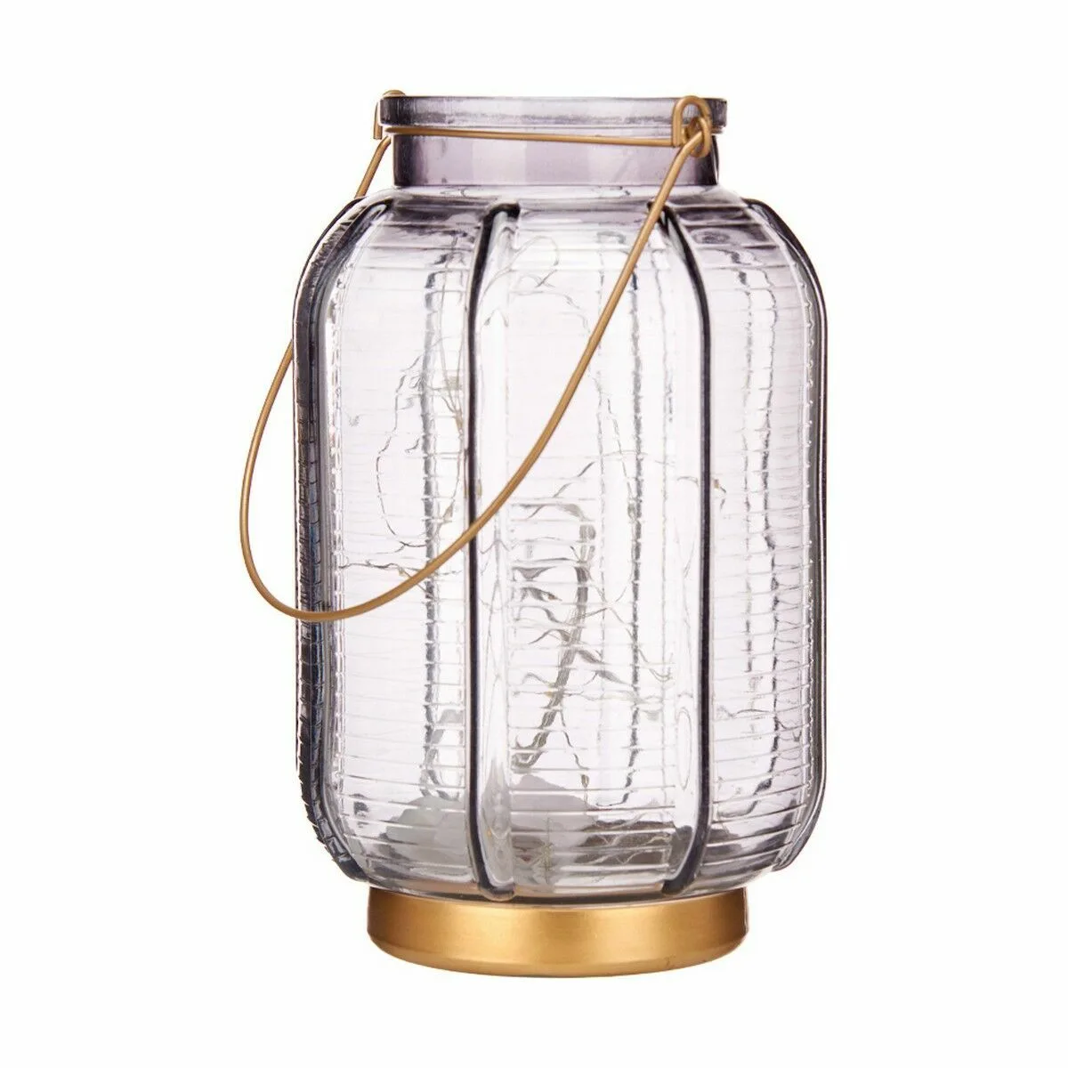 Lanterne a led rayures gris dore verre 13 5 x 22 x 13 5 cm 6 unites s362677548. Bienvenue chez Diaytar, où nous croyons que le meilleur produit est celui qui vous trouve, et non l'inverse.