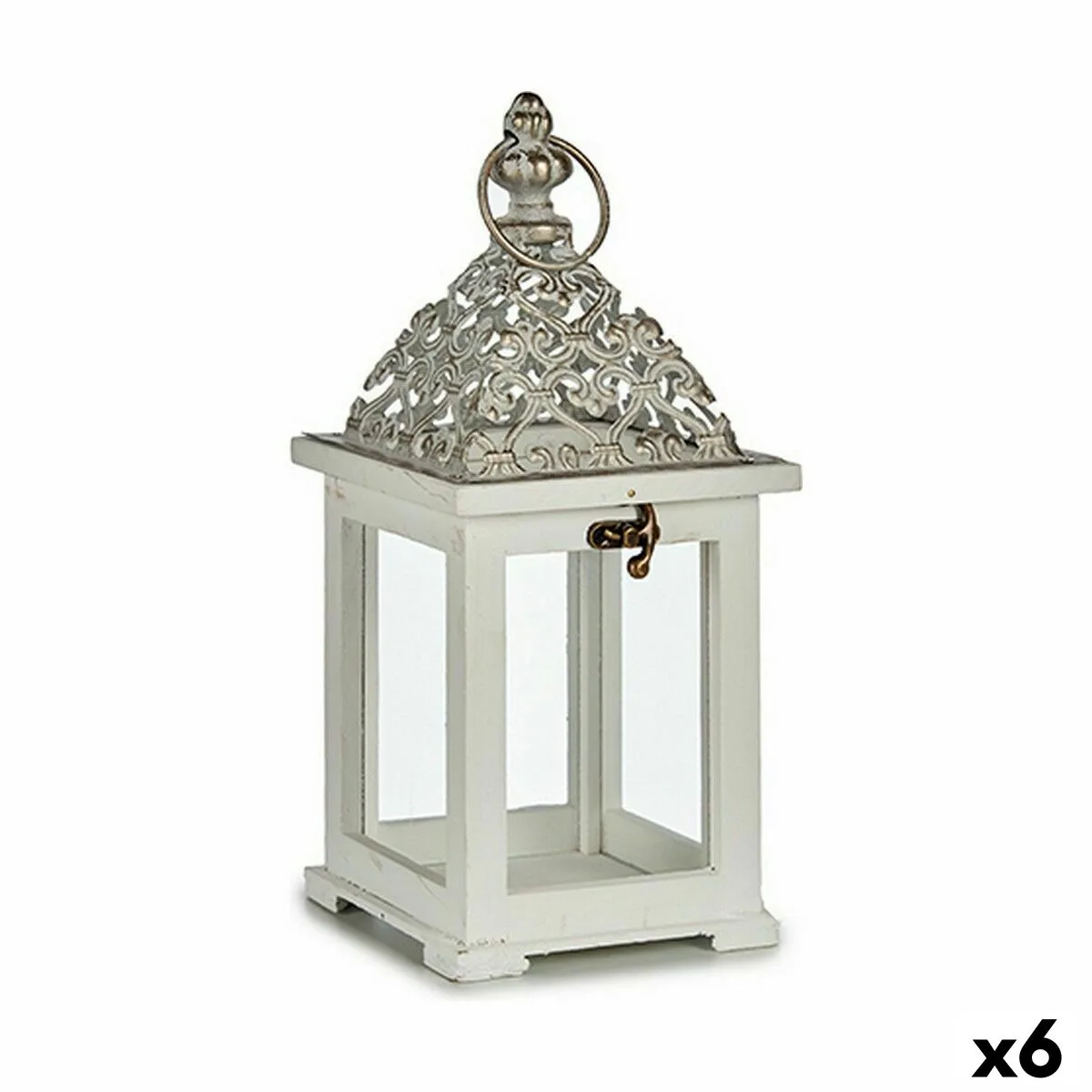 Lanterne blanc argente bois metal 13 x 29 x 13 cm 6 unites s362526974. Nous avons injecté tout notre savoir-faire dans Diaytar pour vous offrir une expérience shopping sans friction, tout en plaisir.