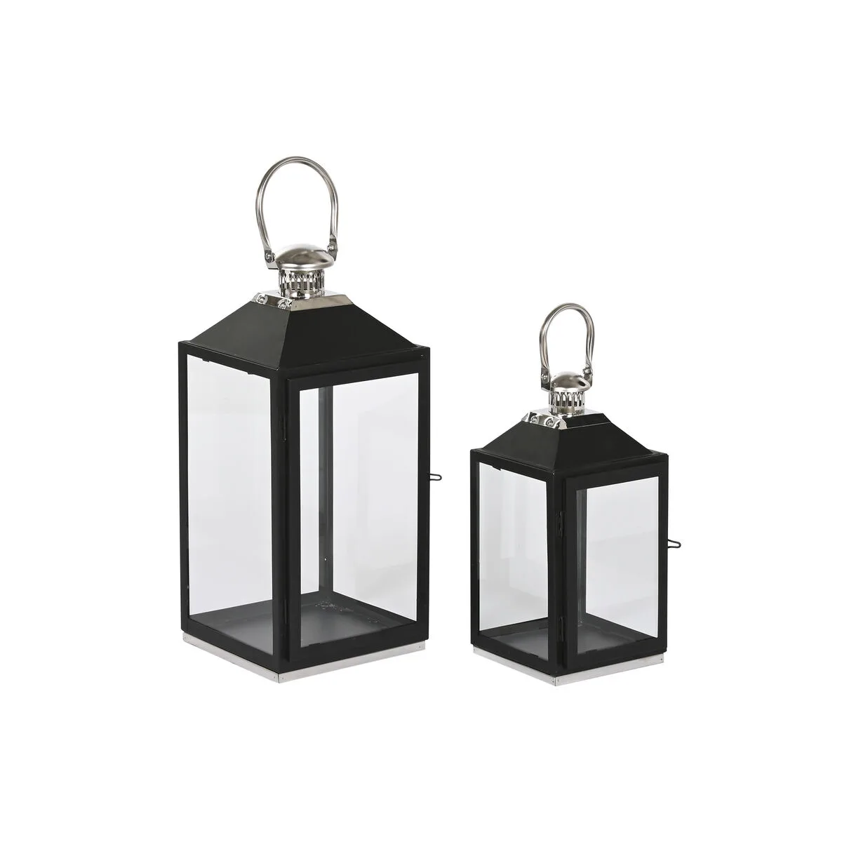 Lanterne home esprit noir argente verre acier 18 x 18 x 41 cm 2 pieces s305574318. Nous avons bâti Diaytar sur une idée simple : vous méritez le meilleur des produits, sans avoir à chercher pendant des heures.