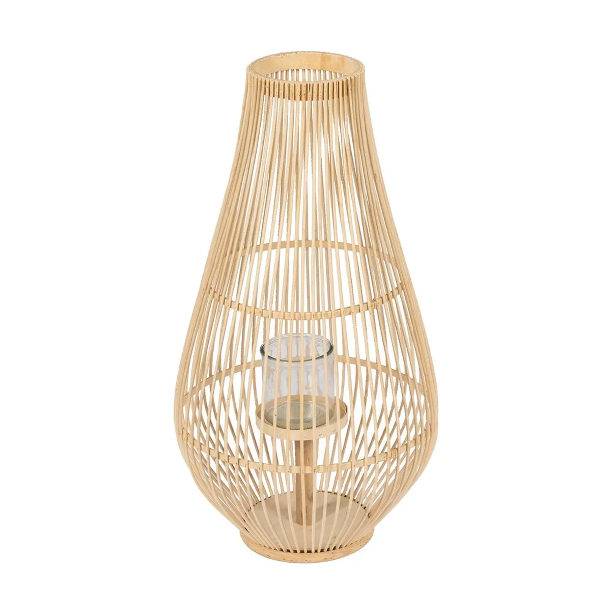 Lanterne naturel bambou verre 35 x 35 x 66 cm s880611163. Avec Diaytar, faites de chaque achat en ligne une découverte et de chaque produit un ajout valuable à votre univers